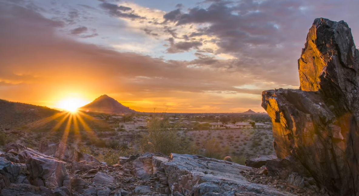 sunrise over Phoenix desert, The truth about what it's like to live in Phoenix Arizona, Phoenix AZ real estate
