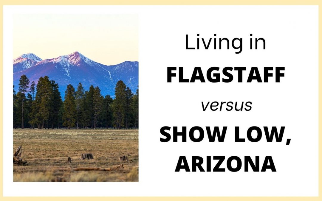 Where to live in Northern AZ- Flagstaff vs Show Low Arizona
