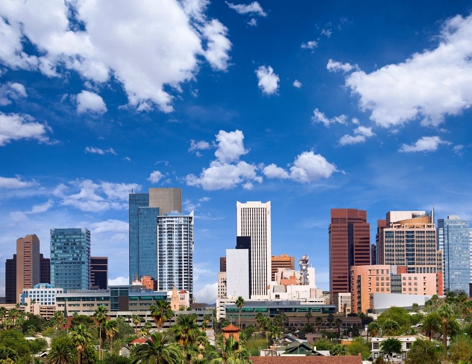 Phoenix AZ skyline, 5 Things to know before Moving to Phoenix Arizona