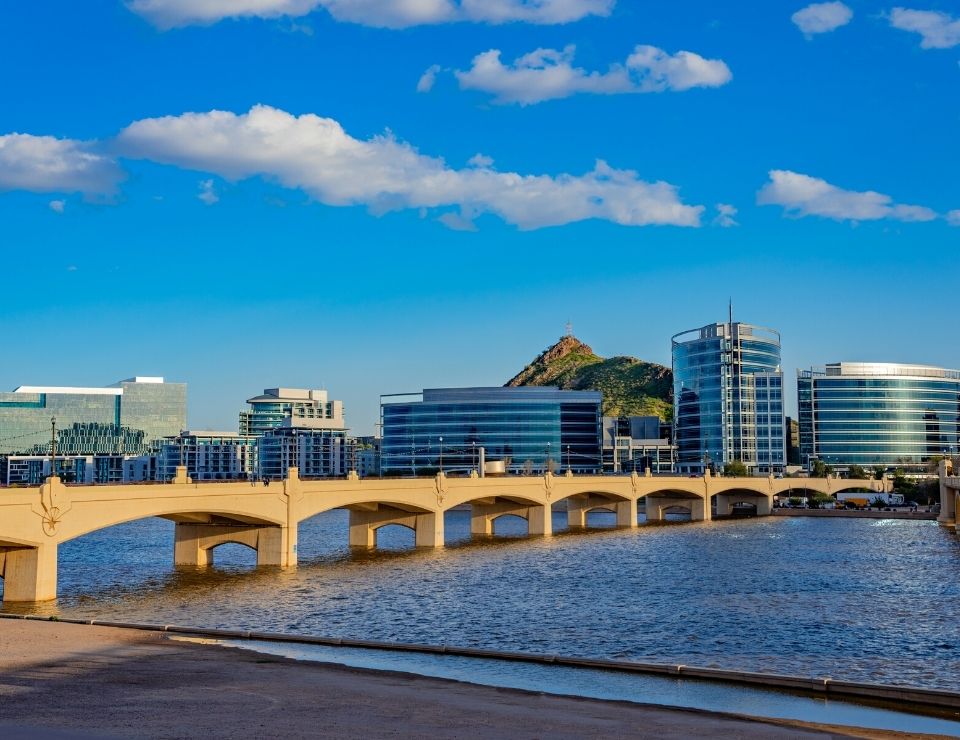 Bridge to Tempe AZ, top cities to live in Phoenix AZ