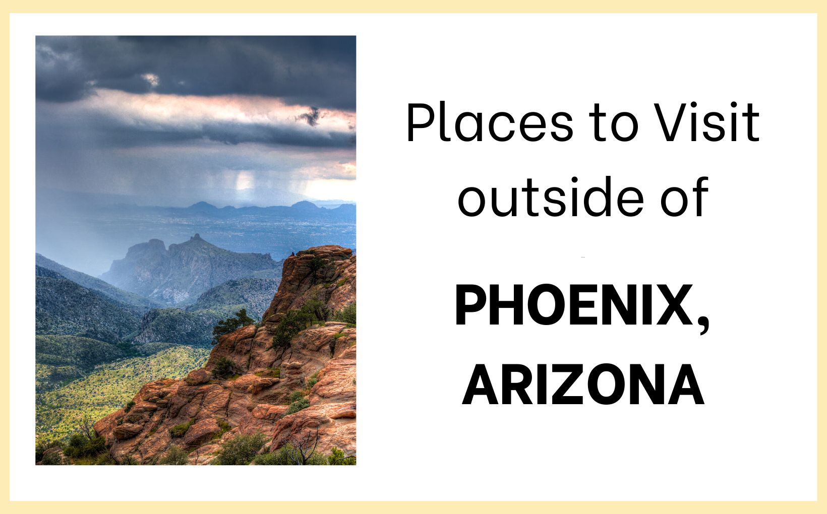 Unique Places to visit outside of Phoenix feature image