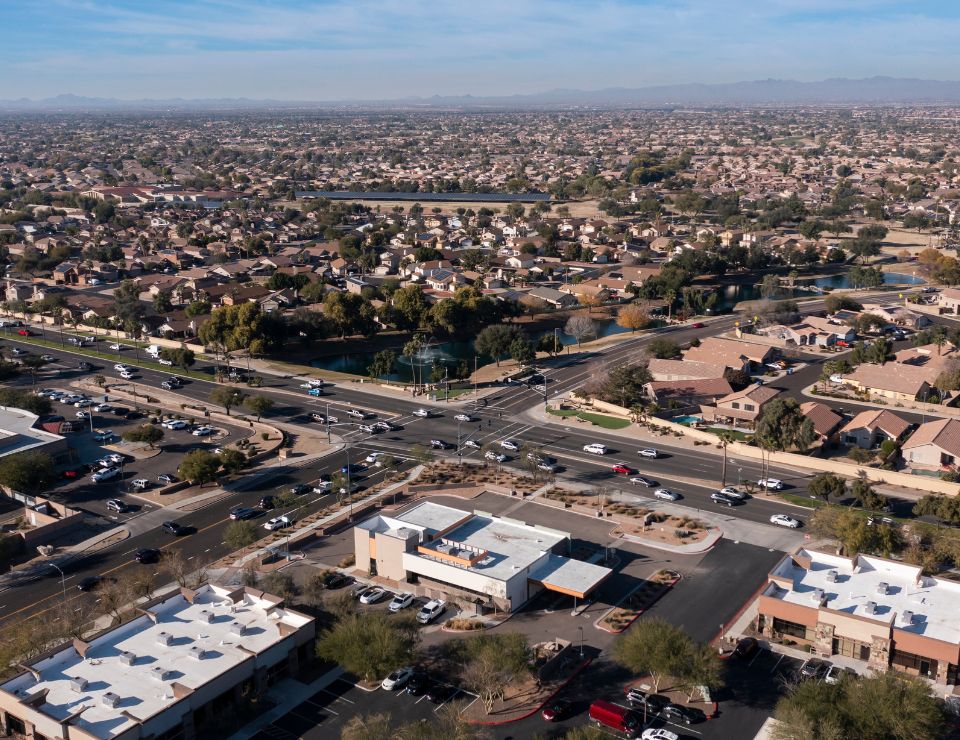 aerial view of Surprise Arizona, Pros and Cons of Living in Surprise AZ