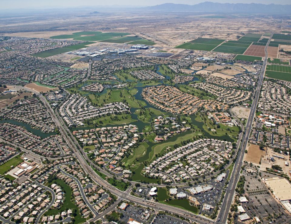aerial view of Queen Creek AZ, Living in Queen Creek Arizona