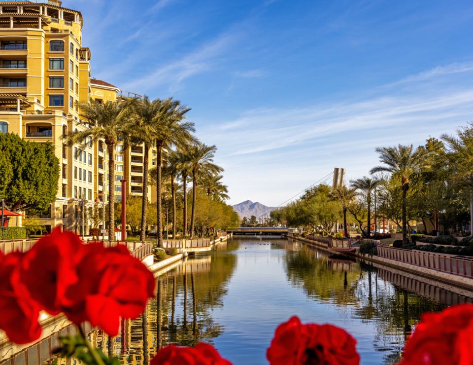 view of Scottsdale canal, 15 questions to ask about living in Scottsdale Arizona
